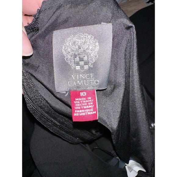 Vince Camuto‎ Moss Crepe Blouson Crop Jumpsuit Black Size 10 NEW WITH TAGS - Picture 11 of 12